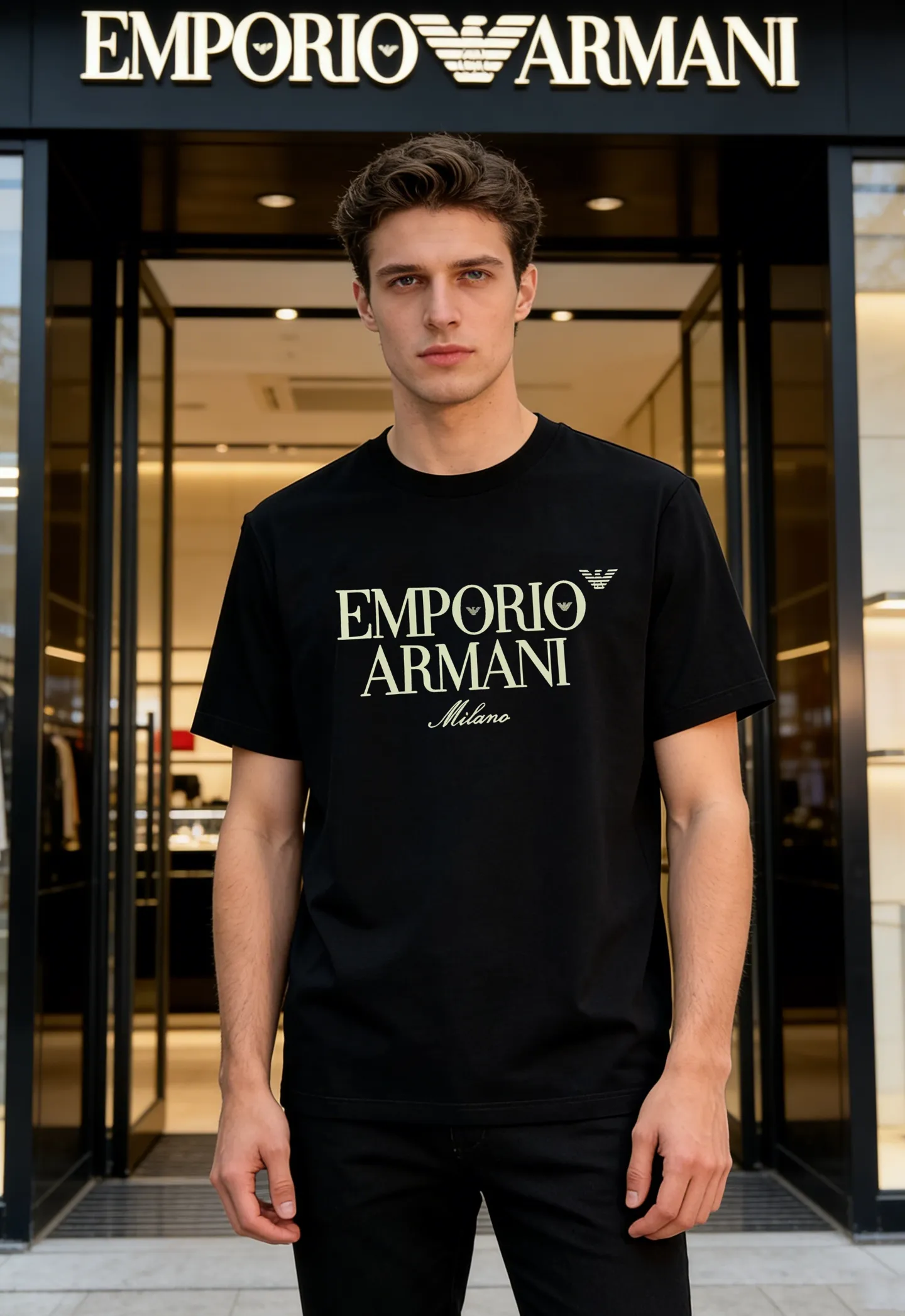 195。 190 ⚜️ARMAN* 26s New Arrival T .Classic ～ Classic . . ！ ！ 190g ， . ， Breathable ， ！ ：Black.Dark Blue. .White.Sizes：M-3XL ❗️（S 4XL ）175/140 L